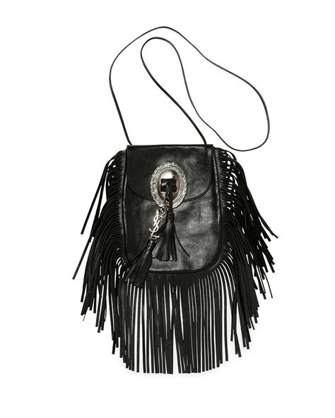 ysl anita fringe bag|Saint Laurent Anita Fringe Crossbody Bag .